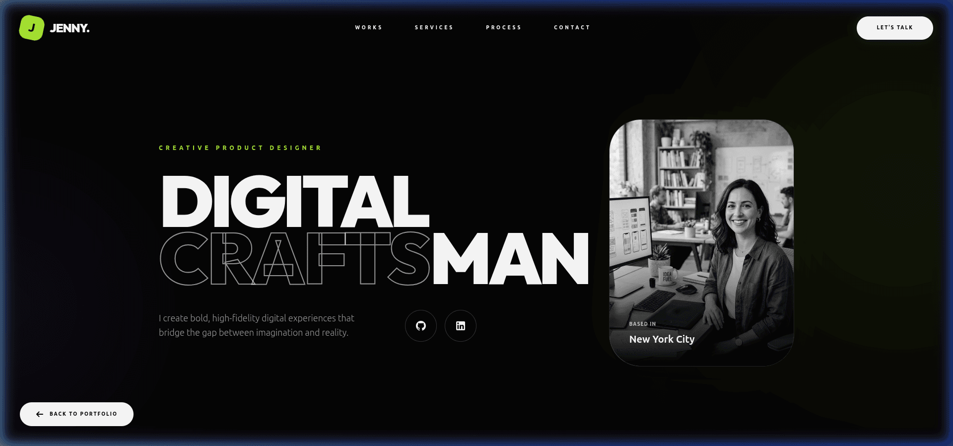 Visual Portfolio Site